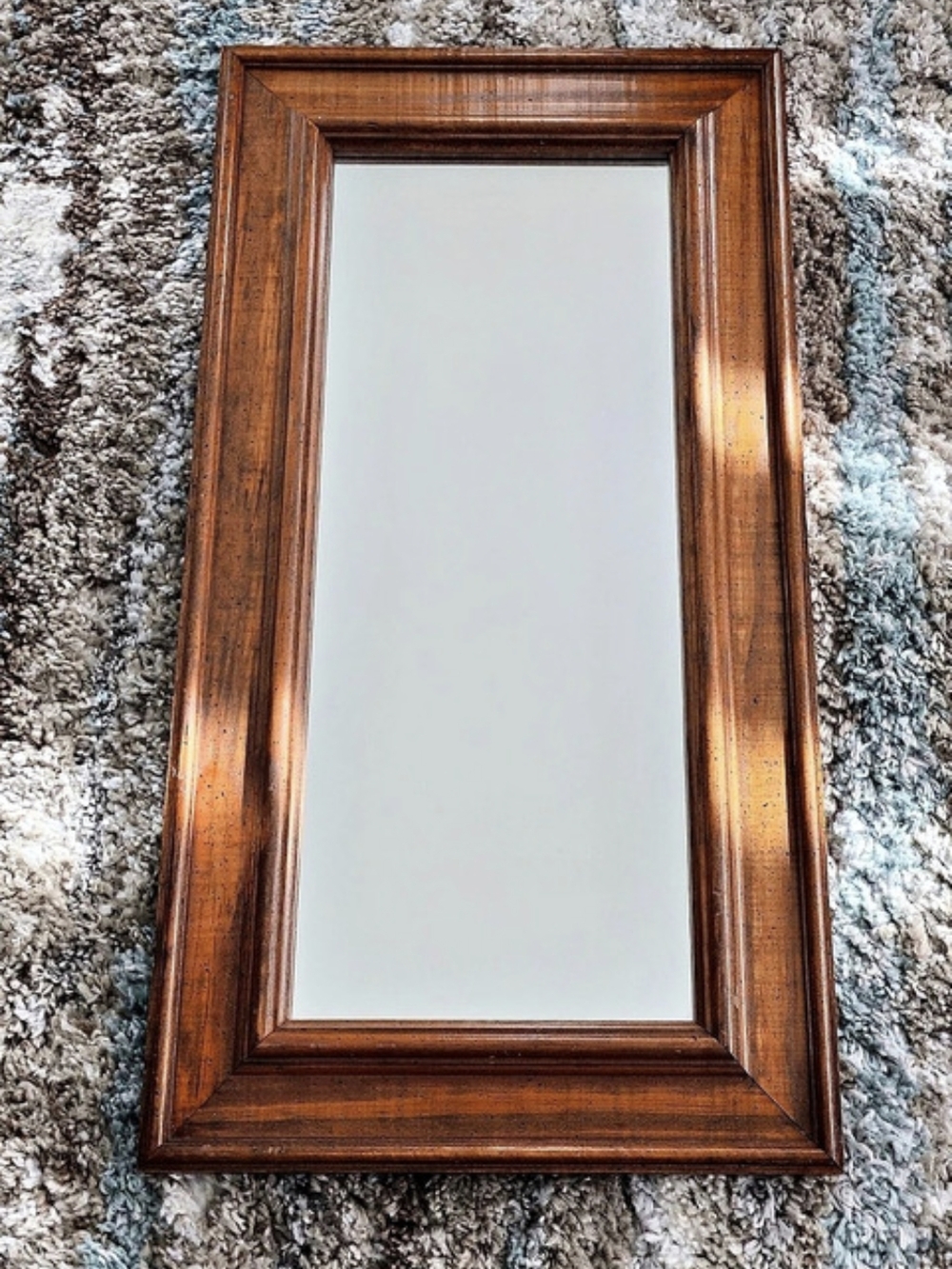 *Wood-Framed Wall Mirror*